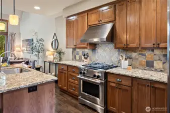 Ample storage for all your entertaining needs.