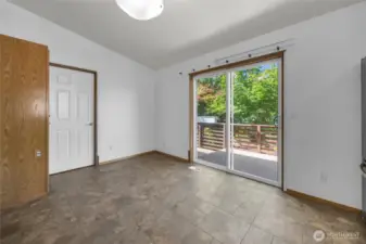 Slider from kitchen to Deck
