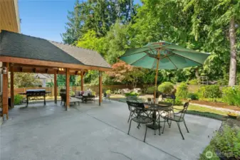 Tranquil backyard