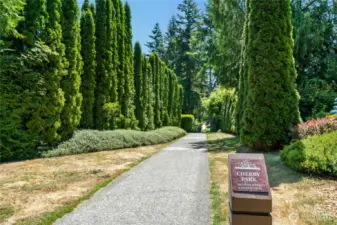 Cherry Park is a two minute walk