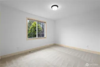 Light and airy design carries through all bedrooms.