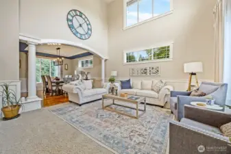Warm and inviting Living Room
