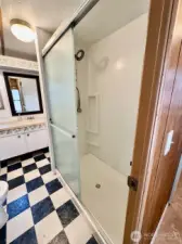 Large walk in shower