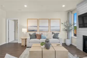 Disclaimer Secondary photos of same floor plan on different lot in different community: Photos are from another Aurora, finishes, upgrades, and features may vary.