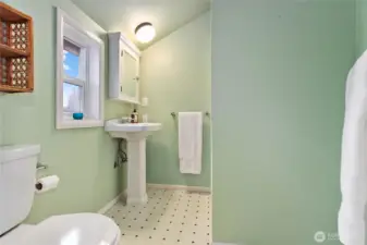 Bathroom upstairs