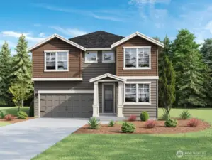 Elevation of homesite 2.