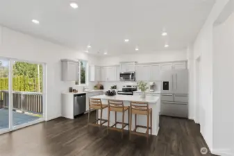 Soft close cabinets & draws. Pictures are for representational purposes only, colors and features may vary.