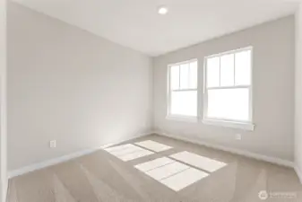 Bedroom 4. Pictures are for representational purposes only, colors and features may vary.