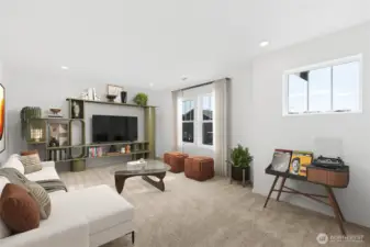 Bonus room for a gameroom or movie room setup! Pictures are for representational purposes only, colors and features may vary.