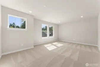 Bonus room for a gameroom or movie room setup! Pictures are for representational purposes only, colors and features may vary.