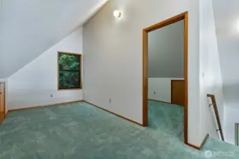 Bonus space off of bedroom in primary. Think play area for little ones, office or tv room.