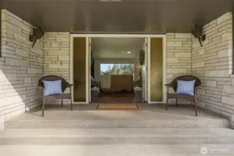 Welcome into this lovely home that invites the beautiful outdoors inside the home!