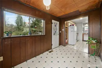 Looking back toward the front door and kitchen.
