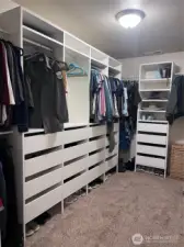Primary Walk in Closet