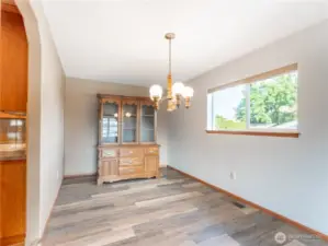 Main floor dining room