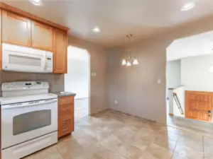 Main floor kitchen