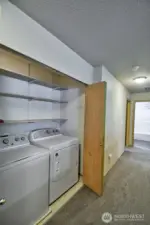 Laundry on the same floor as the bedrooms