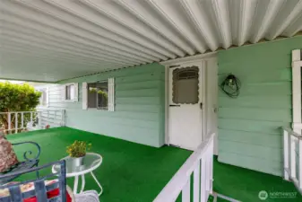 Wave to your neighbors from your large covered front porch!