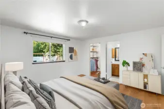 Virtually Staged Primary Bedroom