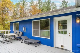 Back Door and Porch