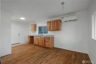 Mini-split for energy efficienty.