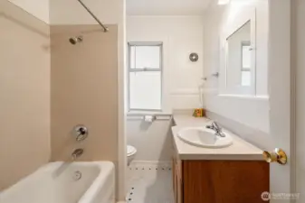 Main floor bathroom.