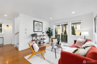 An open-concept main level with generous proportions and seamless flow — freshly painted in 2026.