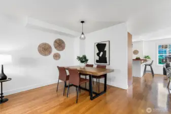 Dedicated dining area with clean lines and open flow to the main living spaces.