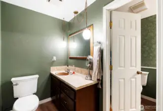 Hallway half-bath.