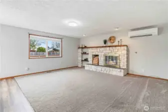 Family Room off the Kitchen