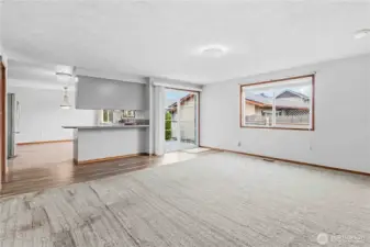 Family Room off the Kitchen