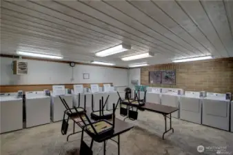 Plenty of washers and dryers