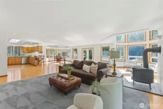 Open concept great room