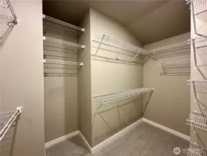 Primary walk-in closet
