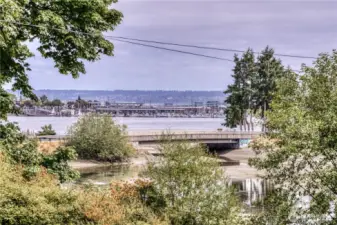 View of City, Sound, Kingston Harbor, and Mountains!
