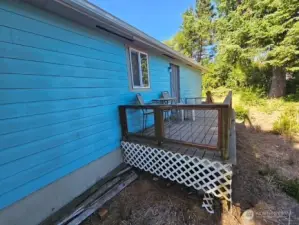 Back deck.