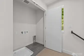 Large laundry closet