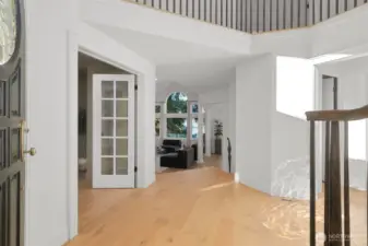 Foyer; office to the left