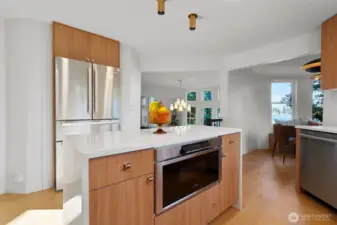 Kitchen Island with Micro - all appliances included