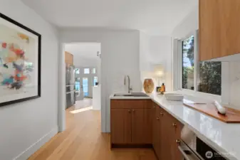 Back Kitchen with Second Oven and Second Full Fridge
