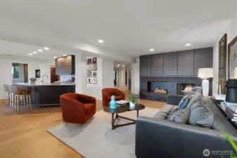 Lower Level Family Room looking back