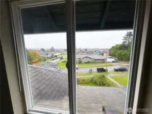 Unit 8. Bedroom #1 window view