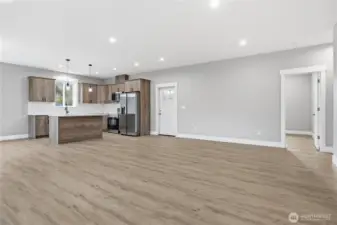 Another view of the huge living room.