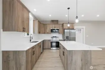 High quality cabinets.