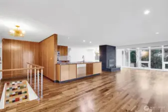 Freshly painted interior with timeless design details