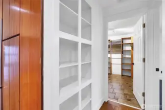 Thoughtful layout with easy flow through the kitchen area