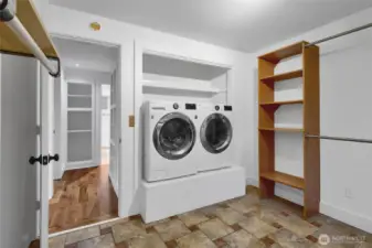Dedicated laundry room designed for everyday convenience