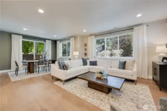 Photos of furnished model home on Lot 18 of same plan. No two homes are alike. Color selections and details will vary. Ask for details