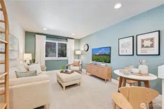 Photos of furnished model home on Lot 18 of same plan. No two homes are alike. Color selections and details will vary. Ask for details