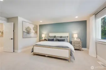 Photos of furnished model home on Lot 18 of same plan. No two homes are alike. Color selections and details will vary. Ask for details